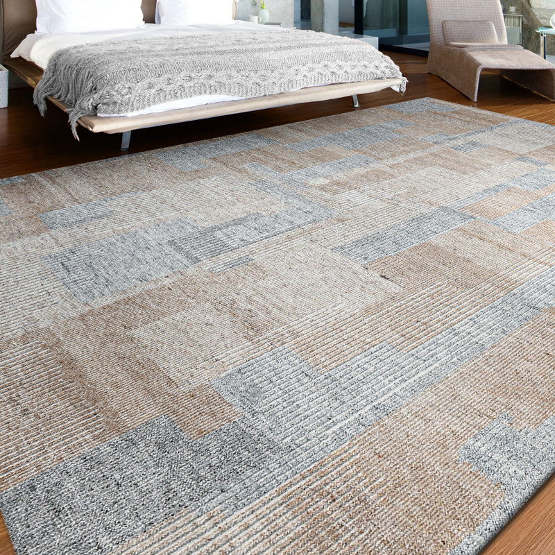 Tapis rectangulaire noué à la main, Rectangle 12 pi x 15 pi