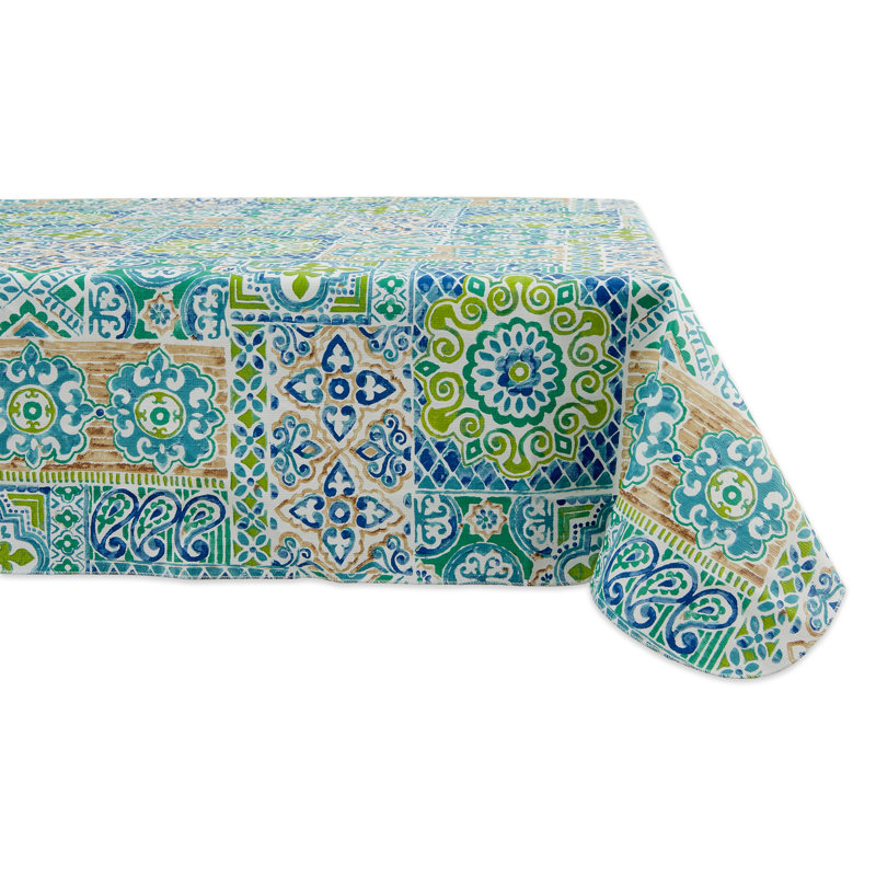 Dingle Patchwork Tablecloth, 102" x 60"