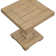Saralou Solid Wood Top End Table