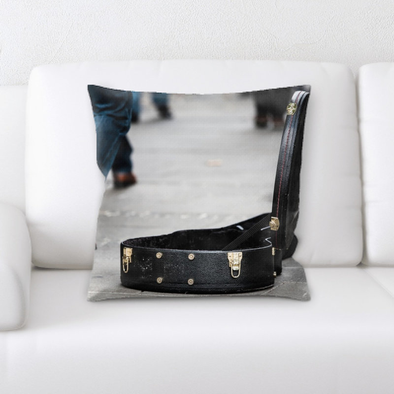 Microsuede Throw Pillow