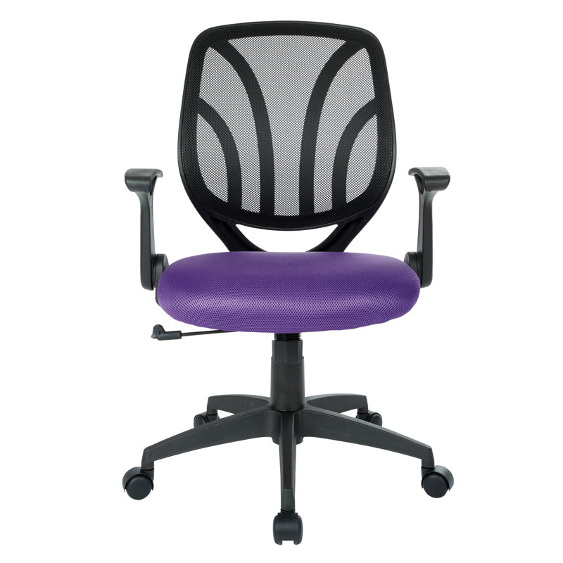 Work Smart Mesh Task Chair, Purple