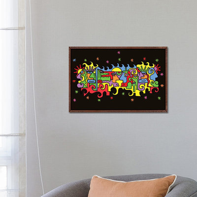 Floating by Billy The Artist - Print on Canvas