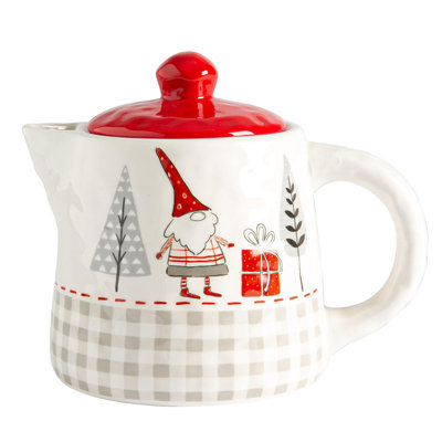 Nicola Spring 0.8ml Patchwork Teapot