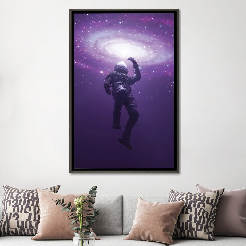 «Reaching You», reproduction d'art murale encadrée, H 60 po x l 40 po, Reproduction encadrée sans passe-partout, Gris
