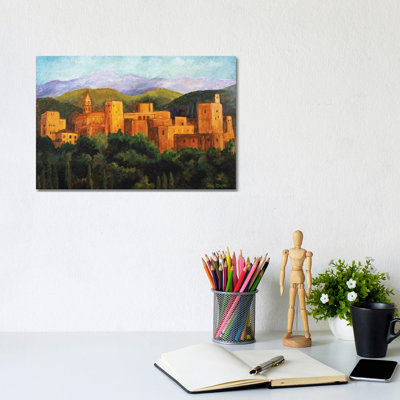 The Alhambra by Candy Mayer - Wrapped Canvas Painting