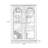 Nut-brown Solid Wood Display Cases
