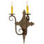Applique murale bougie 2 lumières Angelique-16183327