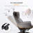 Massage Recliner Chair With Ottoman Footrest, 10 Vibration Points, 360° Swivel Reclining Chair, Faux Leather Living Room Chair With Side Pocket And Remote Control