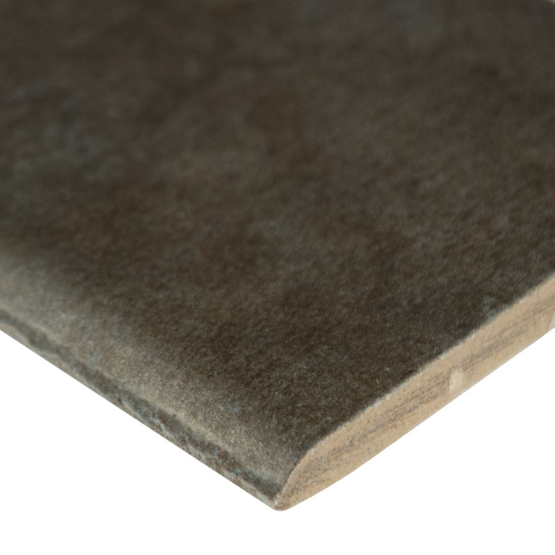Carreau de faïence en porcelaine mat 3 po x 18 po Oxide Vante, Forgé