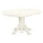 Ensemble de table de salle à manger 7 pièces composé d'une table de cuisine ovale avec rallonge papillon et de 6 chaises de salle à manger Parson en tissu beige clair, 42 x 60 pouces, blanc lin-1271931451-1321449416-1321449419