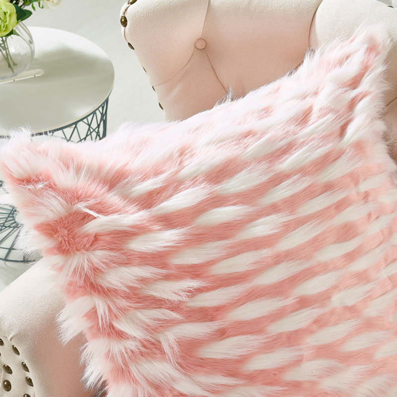 Square Euro Cushion Cover, Pink