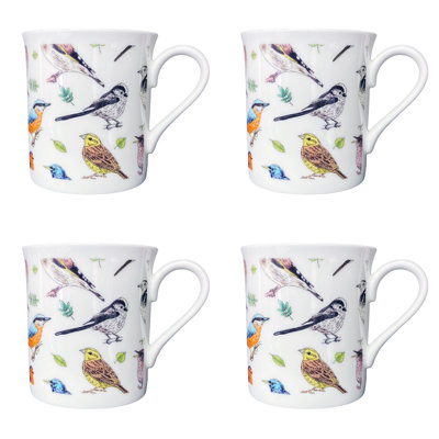 Birds Chintz Siddell Bone China Mugs