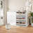 3 Flip Drawers Shoe Cabinet With Adjustable Dividers, Narrow Shoe Storage Cabinet For Entryway, Freestanding Hidden Shoe Organizer For Hallway, Bedroom, Apartment