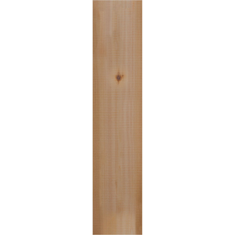 Corbeau Huntington avec plaque arrière, H 26 po x l 5,5 po x P 10 po, Cèdre rouge, Lisse
