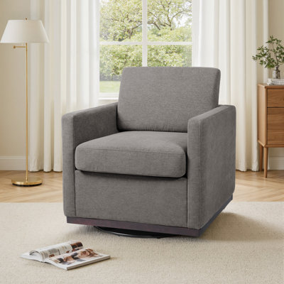 Upholstered Swivel Armchair