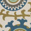 Tapis géométrique en coton tissé à la main Pritchett Cedar Brook-17571965