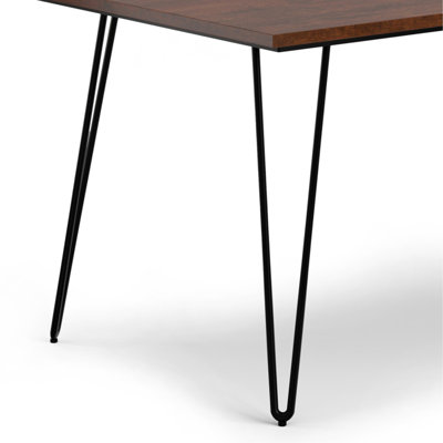 Table de salle à manger Hunter en terre d'ombre brune