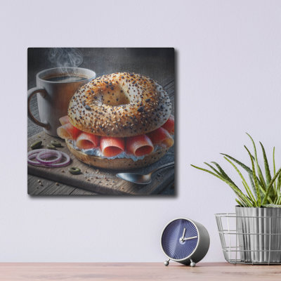'Power Breakfast' by Rey Klimt Metal Wall Art