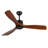 52" Wood Ceiling Fan NO Light