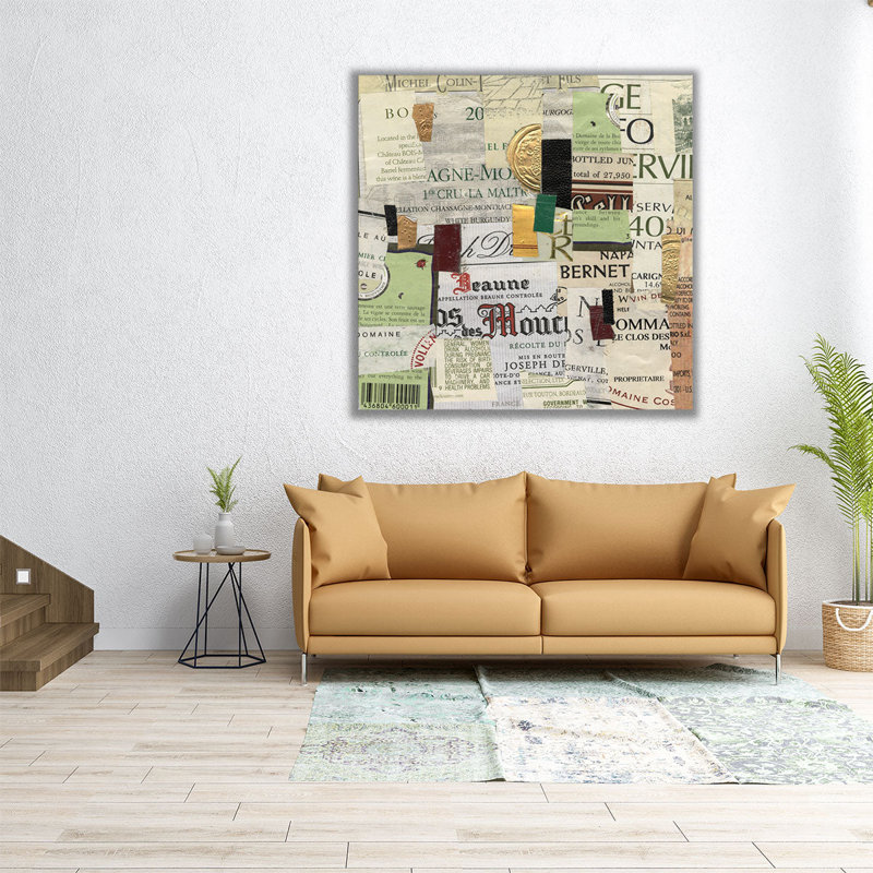 From the Wine Tour II - reproduction d'art sur toile, H 12 po x l 12 po