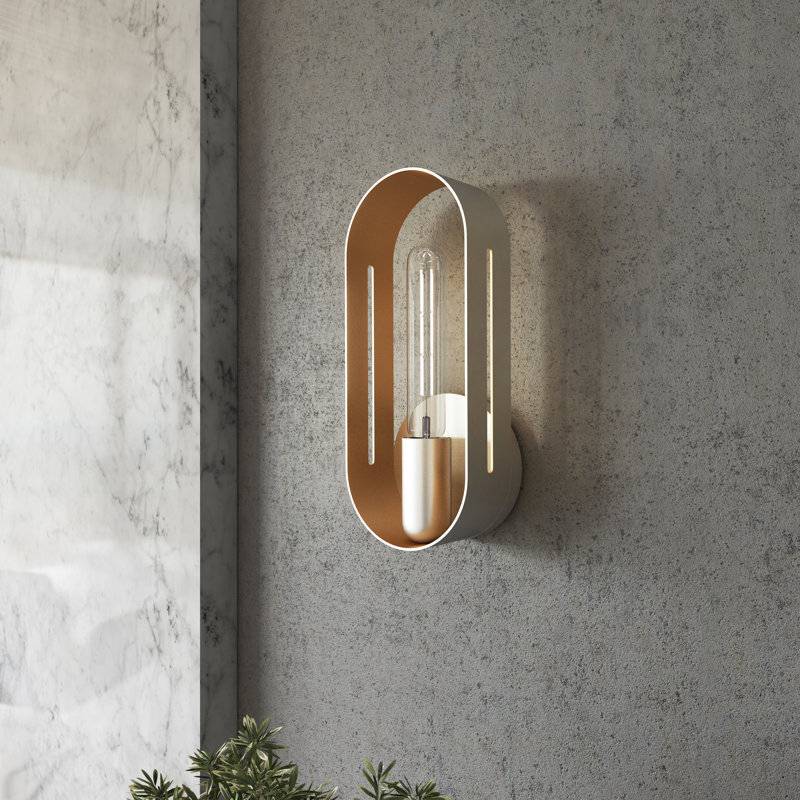 Plafonnier encastré à intensité variable à 1 lumière Ahmadou, Nickel brossé
