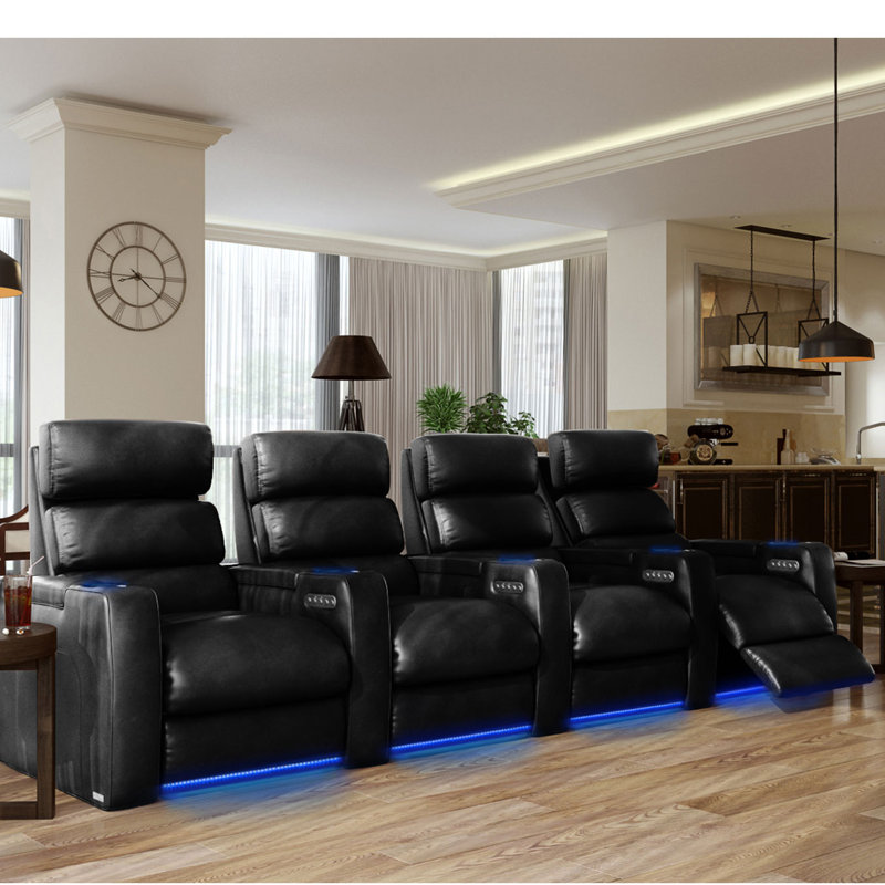 Rangée de cinéma maison Dream HR Series (rangée de 4), Fumée luxueuse