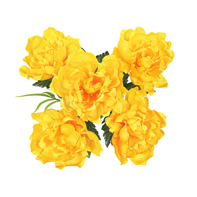 Artificial Peony Flower Bush