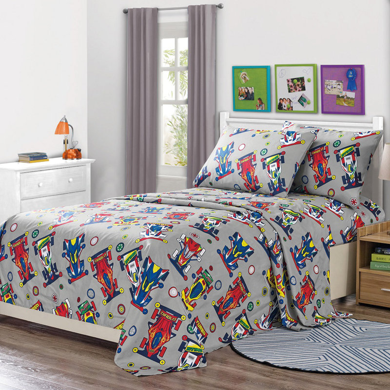 Microfiber Sheet Set, Twin Sheet Set with 2 Pillowcases