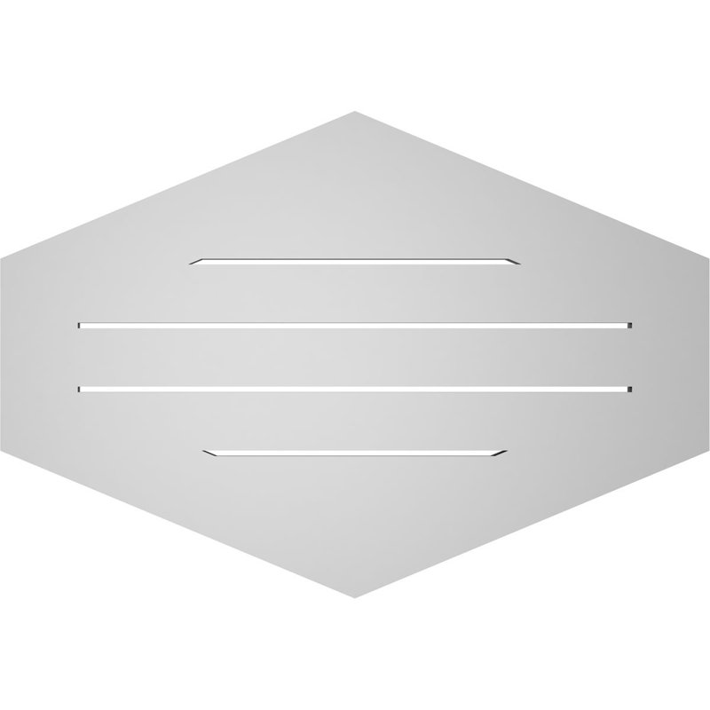 Pente verticale verticale en uréthane 5 pi, H 1 po x l 32 po x L 22 po
