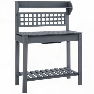 Outdoor Potting Bench Table