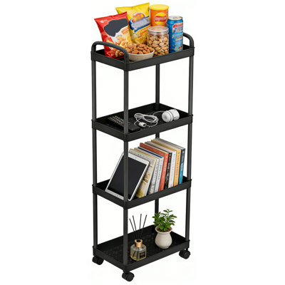 37.4'' H x 12.68'' W Utility Cart with Wheels