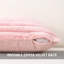 Ensemble de 2 housses de coussin en fausse fourrure de Noël 24 x 24 po, rose