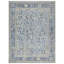 Hand Knotted Wool Area Rug in Light Blue And Blue-1558117417