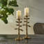 Ensemble de chandelles de table en aluminium 2 pièces Tindra