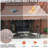 Manual Retractable Awning, 12 x 10 ft Outdoor Patio Awning Retractable Sun Shade, Water-Resistant Polyester Patio Door Window Awning Sunshade Shelter with Crank Handle for Backyard, Balcony