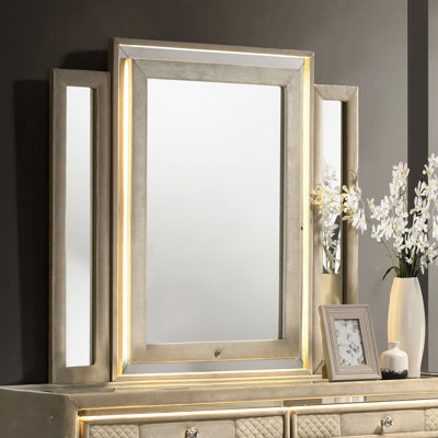 Stanton Led Tri-panel Mirror
