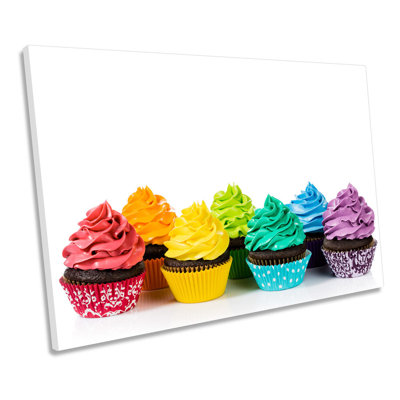 Cup Cakes Kitchen - Wrapped Canvas Print
