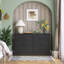 Commode double 6 tiroirs l 47,3 po Amiyra Wallburg-321142904