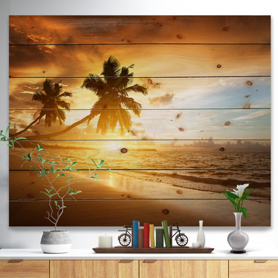 Photographie « antilles mer coucher de soleil » Seascape