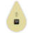 Ullyot MDF Wall Clock with Aluminum Hands and Silent Non-Ticking Teardrop Shaped Design-1544923237-1538751425
