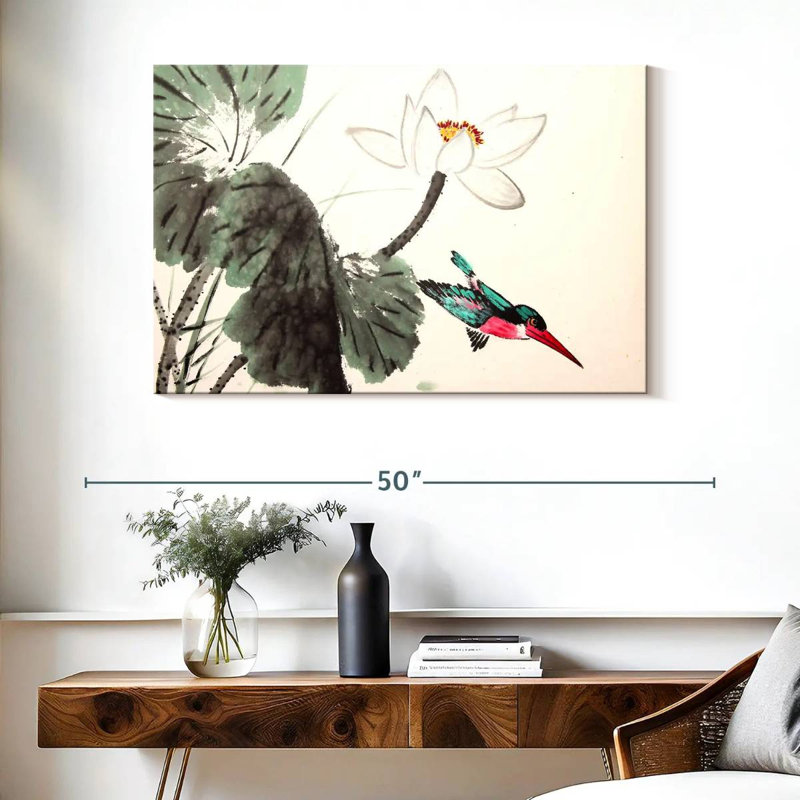 Peinture à l'encre Harnek, H 26 po x l 39 po