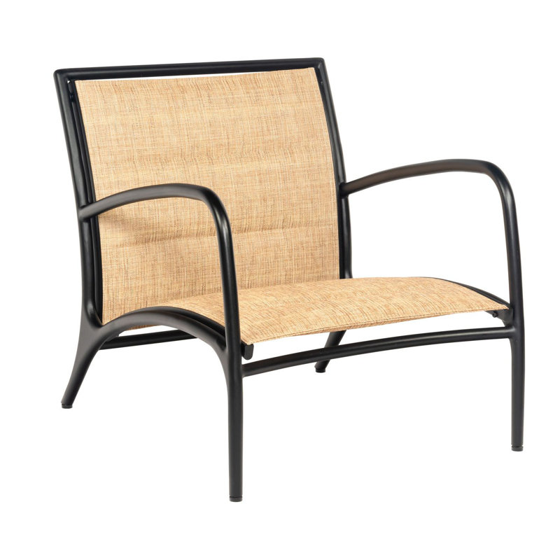 Orion Outdoor Lounge Chair, Graphite, Pewter