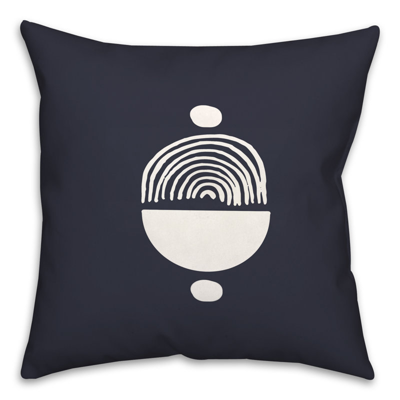 Geometric Reversible Throw Pillow