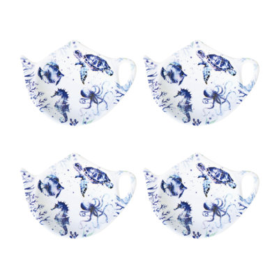 Set of 8 Teabag Holder Indigo