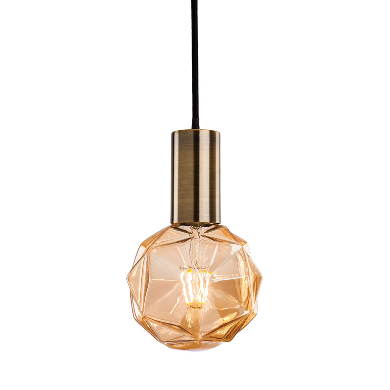 Hudson 1 - Light Antique Brass Bulb Pendant