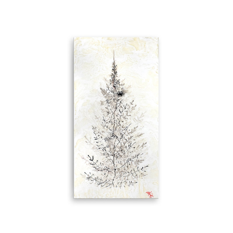 «Monoscape X» par Karen Biery - reproduction d'art, Toile tendue, H 48 po x l 24 po x P 1,5 po