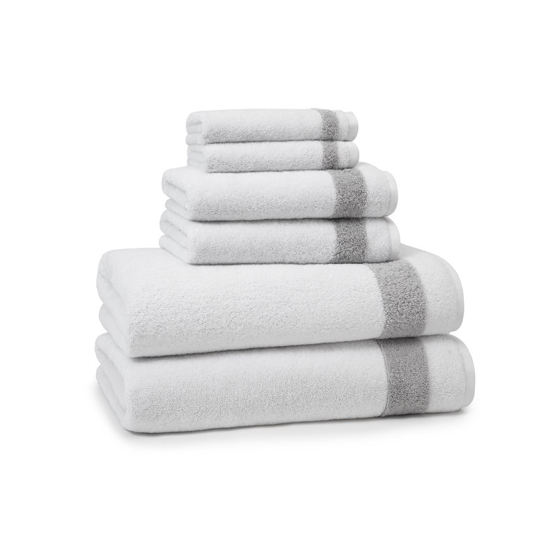 Plush Bath Towel, Gray