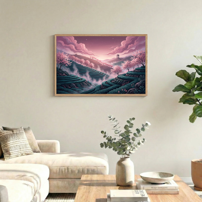 Art mural sur toile Teal, H 24 po x l 36 po