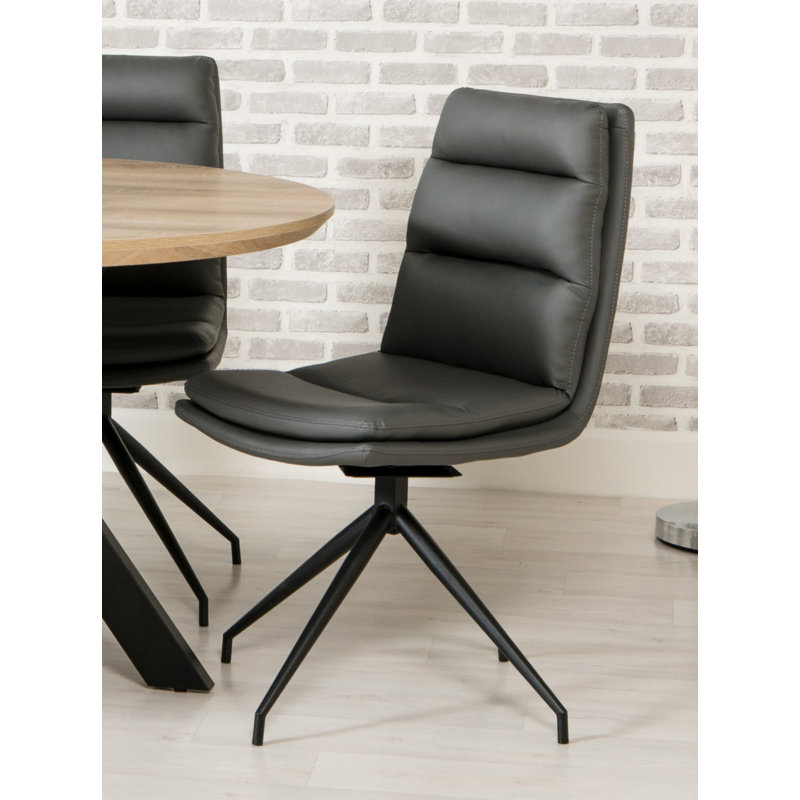 Tarboro 49cm H Side Chair, Grey, Black