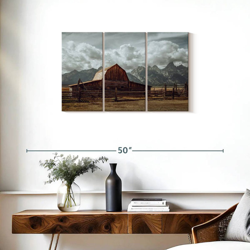 Grand Teton Barn, H 20 po x l 33 po